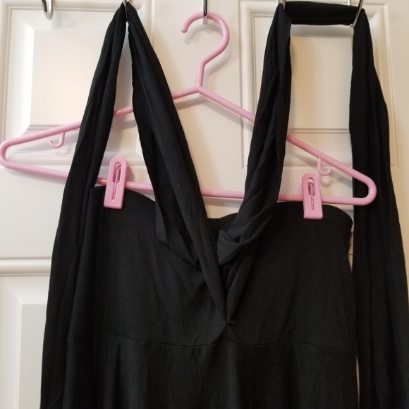 Dress, La Vie En Rose tie neck dress/beach cover up - Picture 4 of 7